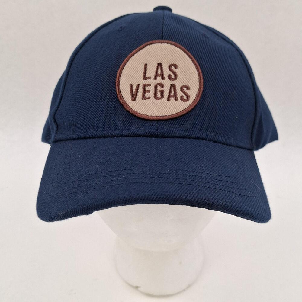 Las Vegas Hat Cap Snap Back One Size Blue Twill Patch Baseball Mens Souvenir